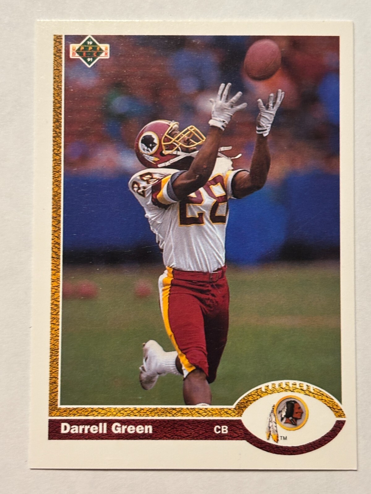1991 Upper Deck #438 Darrell Green Washington Redskins