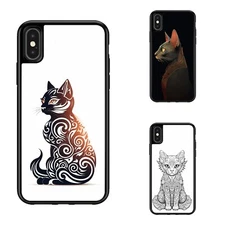For Apple iPhone Samsung Galaxy Motorola Anti scratch Cover Line Javanese cat