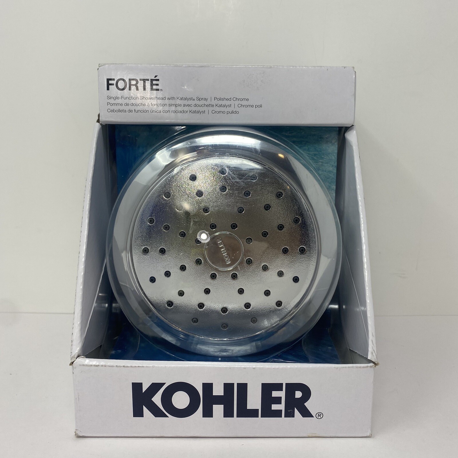 Kohler R10282GCP Forte 1Spray Single Wall Mount Shower Head Polished