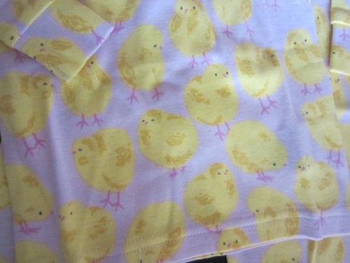 NWT OLD NAVY Girls 18-24 Long Sleeve EASTER Pajamas Yellow Chicks Lavender - Picture 4 of 9