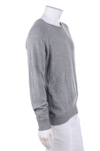 minimum Baumwoll-Strick-Pullover S hellgrau - Bild 2 von 5
