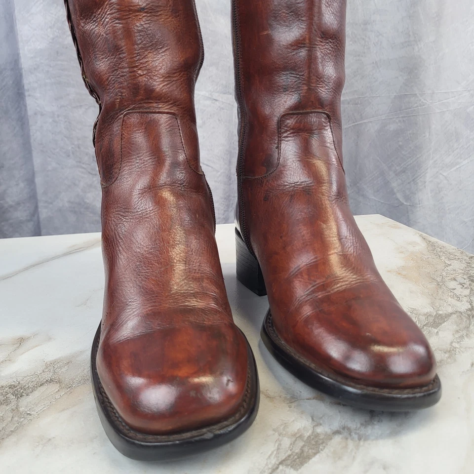 NICOLE Belted Zip Up Campus Boots Women's Size 10 M - Image 4 of 4