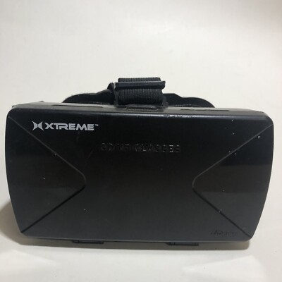 Xtreme 3D Virtual Reality VR Headset Glasses Pre-owned Black