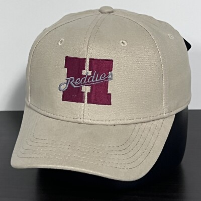 NEW! Henderson State Reddies Hat Cap SIZE Small-Medium Flex Fit Beige Unisex