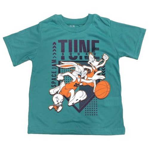 Space Jam Jungen blau Tune Squad Bugs Bunny Daffy Duck T-Shirt Tee Shirt - Bild 1 von 2