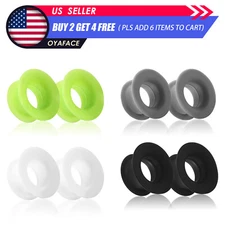 2pcs Silicone Tunnels Flexible Expander Ear Gauge Plugs Single Flared Stretching