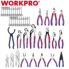 WORKPRO 20PC Plier Set CR-V Carbon Steel 2 Plier Organizers with Organizer Racks