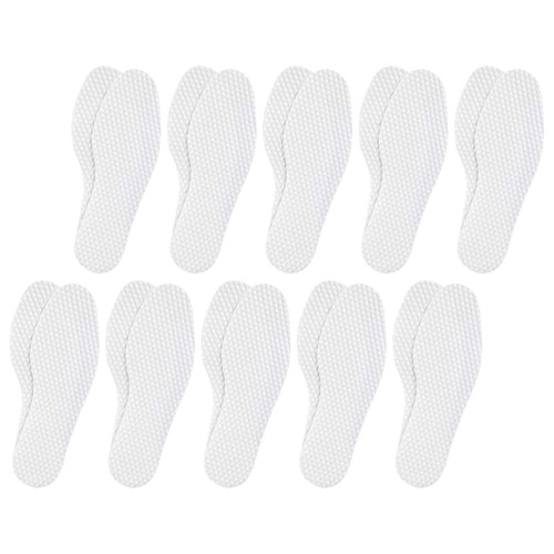 10Pairs Comfortable Shoe Insoles Thin Sweat Absorbing Inserts for Easy Walking - Picture 11 of 12