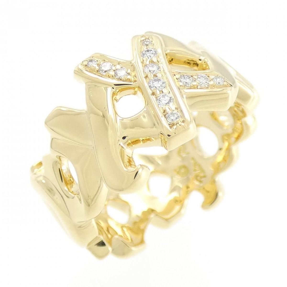 Authentic Tiffany Love & Kisses Ring #260-007-399-7658 | eBay