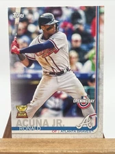 Ronald Acuna Jr 2019 Topps Opening Day Rookie Cup Card #51