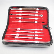 NEW Dental Stainless Steel Kit Wax Carving Tool Set Lab Instrument Sale
