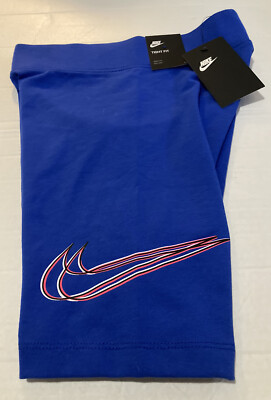 royal blue nike biker shorts