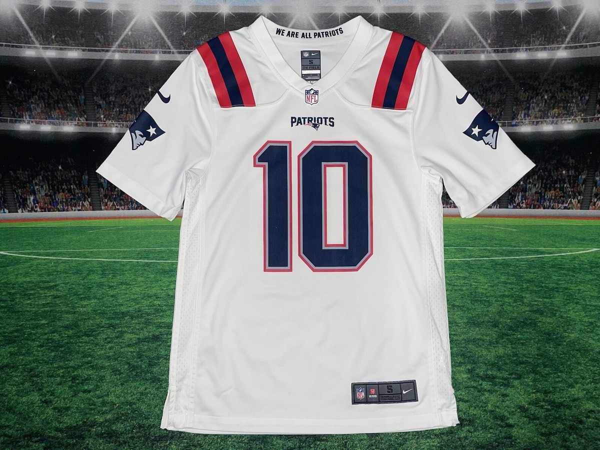 New England Patriots Jones Jersey #10 Nike On Field Jersey Sz