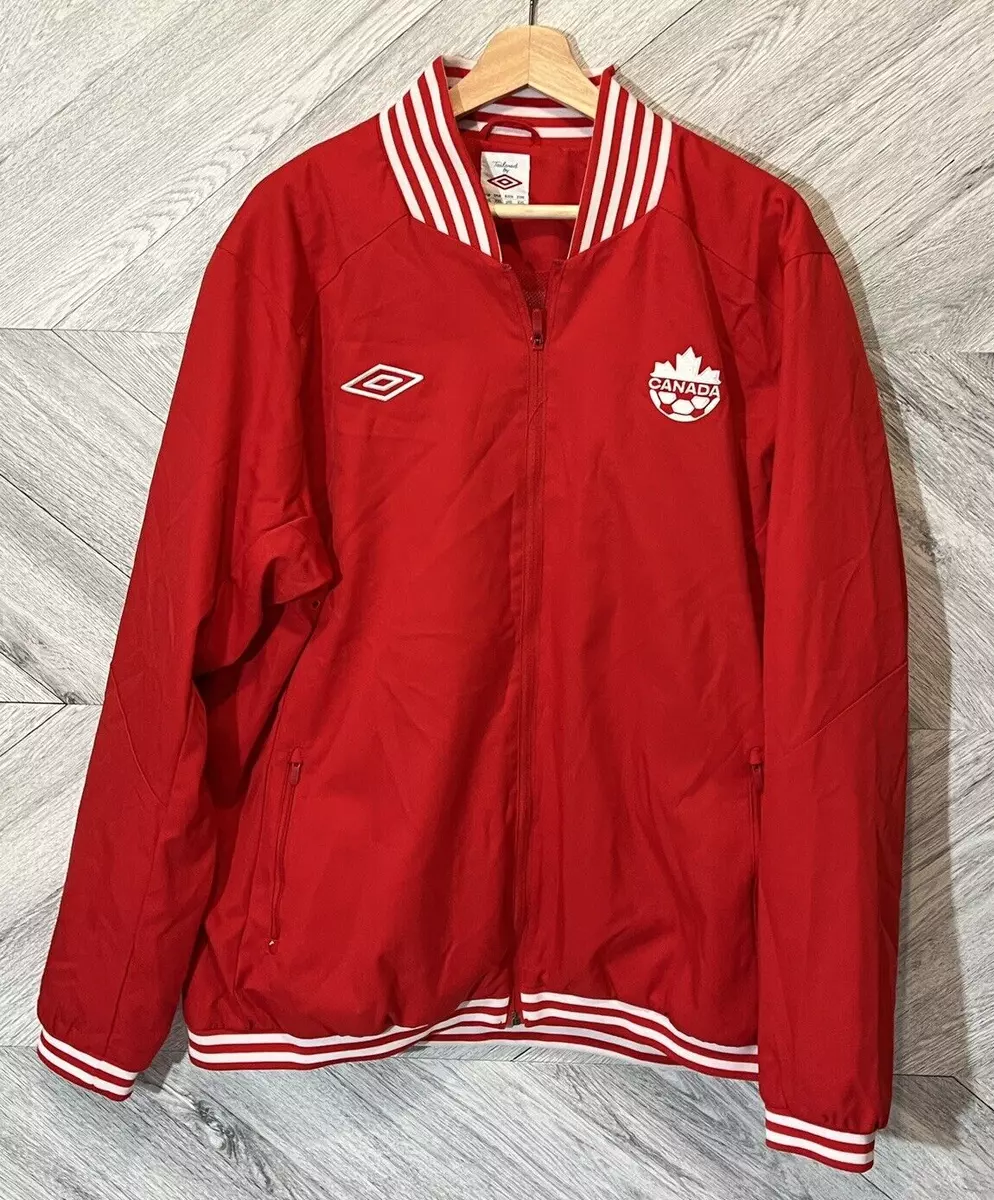 Umbro Team Canada Soccer Track Jacket - Mens XXL Red National Team