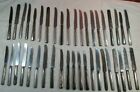 41pc Silver Plate Dinner Knives Lodge Sheffield Rogers Community Mixed 117-3E