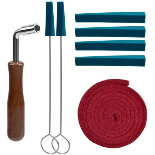 Piano Tuning Kit, Professional Piano Tuner Kit Including Tuning Wrench Hammer...