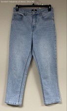 Frye Women's Jeans Light Blue Wash High Rise Straight Cropped Size 6/28