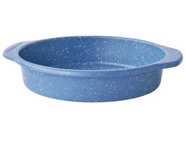 Pioneer Woman ~ BLUE SPECKLE ~ Nonstick ~ Aluminized Steel ~ 9" Round Cake Pan