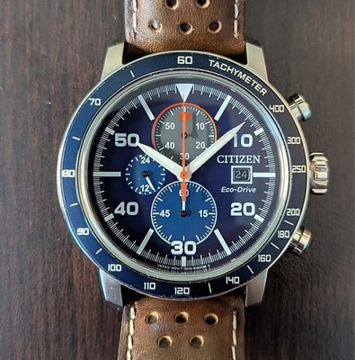 Citizen Men's Eco Drive Brycen Chronograph W/ Blue Dial CA0648-09L