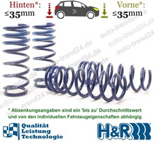 H&R Tieferlegungsfedern 35mm u.a.: BMW 5er F90, G30, Bj. 2017-2023