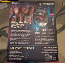 Lifestyle Advanced Portable Wireless Karaoke Party Speaker w/ Mic, Bluetooth, FM