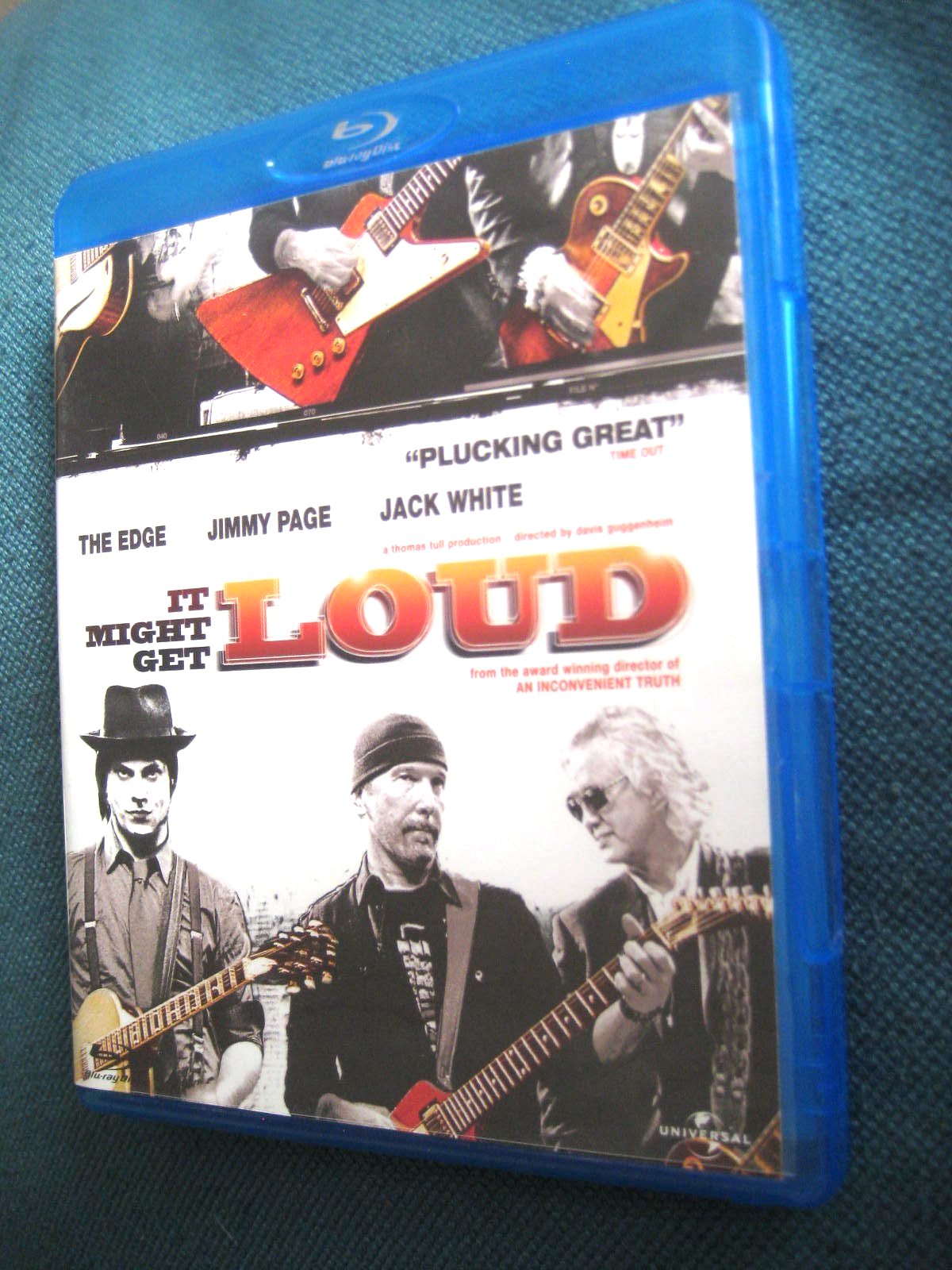 IT MIGHT GET LOUD BLU RAY 2010 THE EDGE JIMMY PAGE JACK WHITE MINT DISC FREE P&P