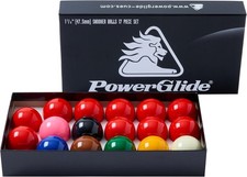 Image of PowerGlide Snooker Ball Set | 17 or 22 Balls | Tournament | 10 or 15 Reds