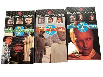 The Martian Chronicles Vol 1-3 VHS , Pre-Owned VHS Box Set