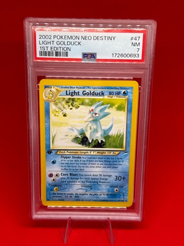 Light Golduck (1st Edition) graded PSA 7 for sale on eBay