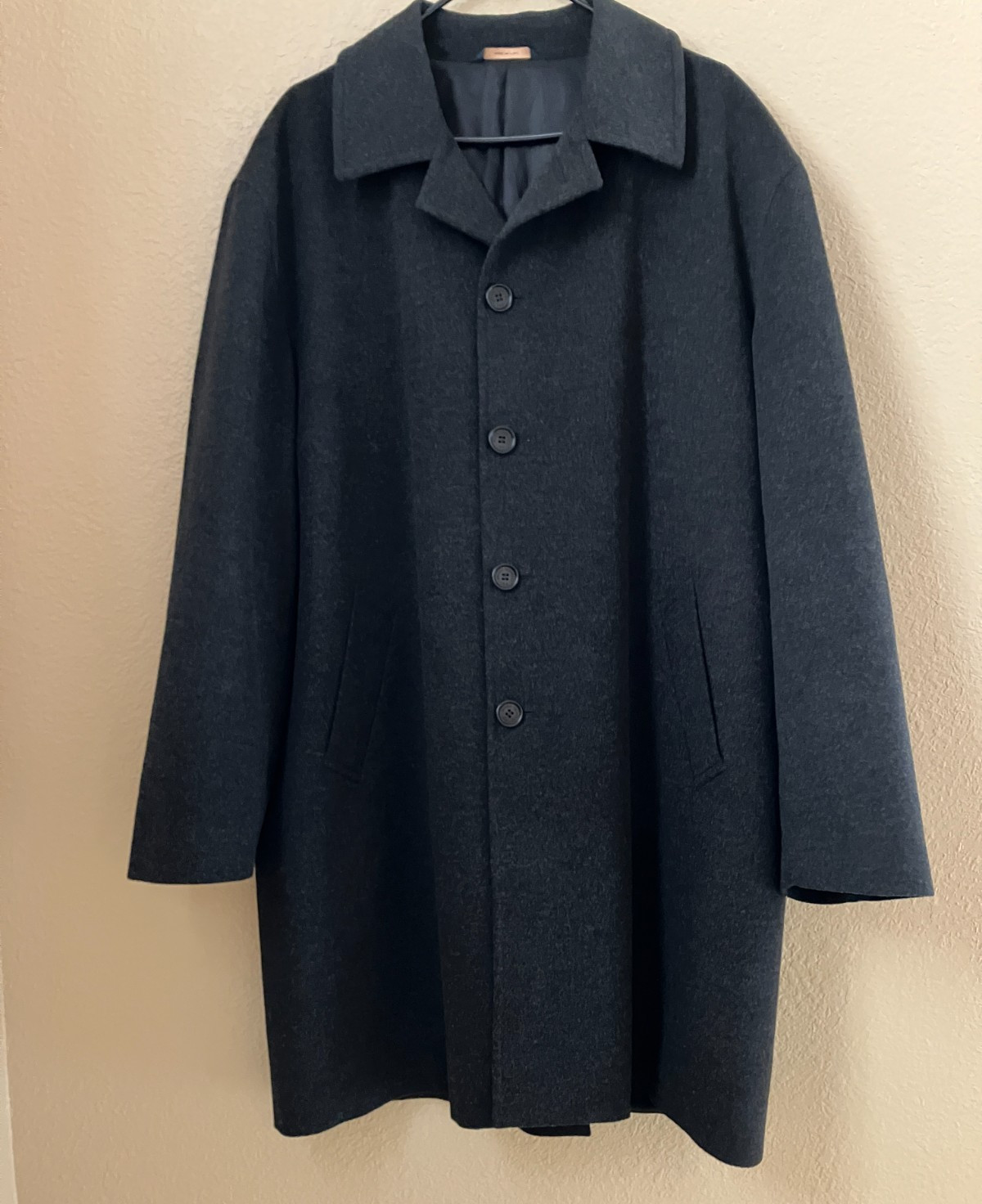 Brooks Brothers Loro Piana Wool Overcoat Men's Size 46R Storm System