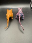 Vintage Ankylosaurus, Stegosaurus set of 2 plastic unbranded figures 70s minty! — photo 4