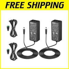 -Listed 24V DC Power Supply, 60W, 2.5A - 2 Pack