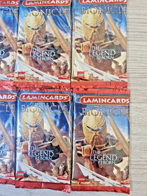 LEGO Bionicle Lamincards 8 Packs The Legend Reborn Mata Nui Glatorian Legends Sk