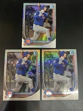Kyle Tucker 2025 Bowman Chrome (3x) Mega Box Mojo Refractor #57 - Chicago Cubs !