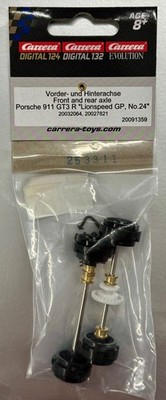 Carrera Digital132 Evolution Vorder- & Hinterachse Porsche 911 GT3 ''Lionspeed''