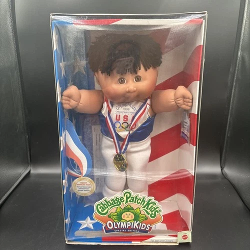 NOS Olympic Cabbage Patch Kids Doll Boy Gymnastics  NIB MINT