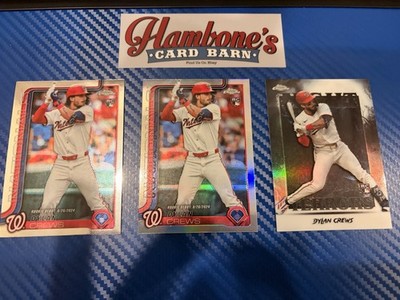 2025 Topps Chrome Dylan Crews 3 Cats Lot