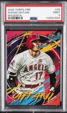 2020 TOPPS FIRE MAGENTA #49 SHOHEI OHTANI 1/25 PSA 9