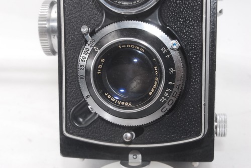 (7967) Yashica Yashicaflex AII TLR 6x6 Filmkamera Yashimar 80mm f3.5 Objektiv, EXC+ - Bild 3 von 20