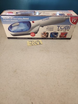 Tobi Quick Handheld Fabric Steamer   Removes Wrinkles & Odors   Lint Attachment