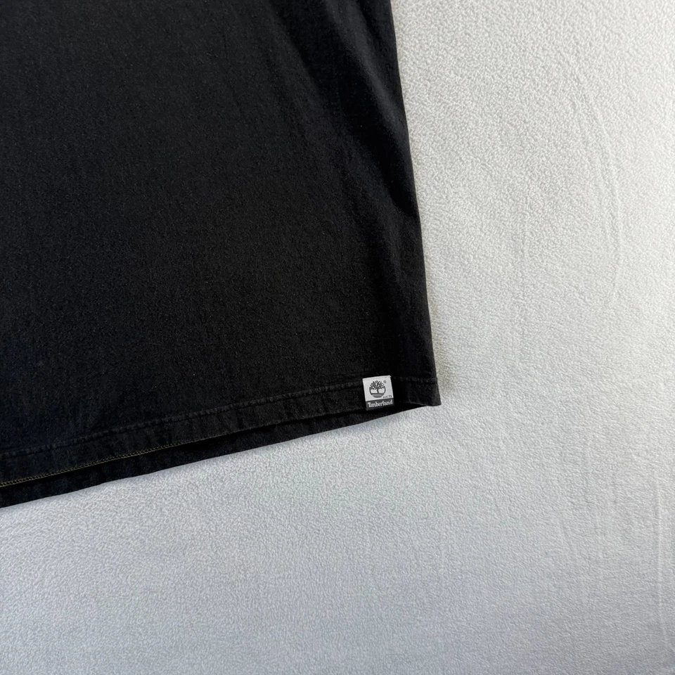 Vintage Timberland Shirt men's 2XL Black Graphic Baggy Hip Hop Oversized y2k - Image 3 of 4