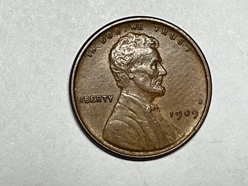 1909 VDB Lincoln Wheat Cent Good Details #2 See Photos Weak VDB