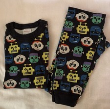 Hanna Andersson 2-Piece Kids Pajama Set 120 cm Organic size 6/7Cotton Snug Fit