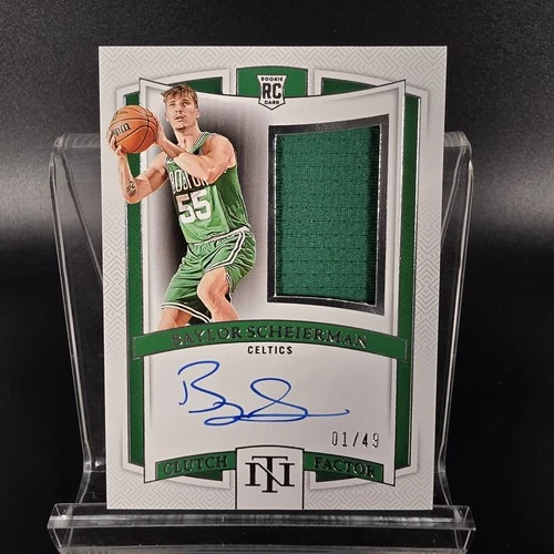 Baylor Scheierman 2024 National Treasures Clutch Factor Rookie Patch Auto 1/49