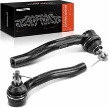 2 x Front Outer Tie Rod Ends, Compatible with CR-V 1997-2001, Civic 1992-2000, C