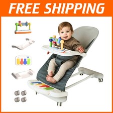 Portable Baby Bouncer with Play Bar  0-24  Boy Gift