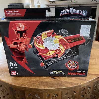 Power Rangers 43904 Super Ninja Steel Lion Fire Battle Morpher DX NEW SEALED!!!