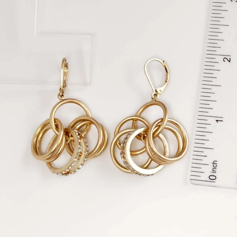 Новый Cabi петли заявление падение серьги ретро женщин вечеринки отпуск ювелирных изделий подарок - Изображение 4 из 4