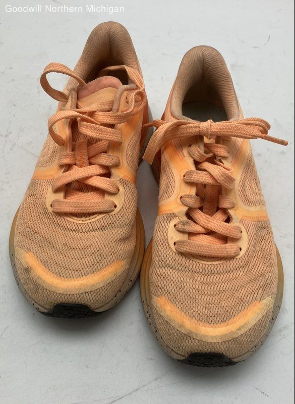 Lululemon Peach/orange Solid Running Athletic Sho… - image 2