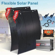 Solar Panel Kit 12V Battery Charger with 30A Controller Caravan Boat RV Charging